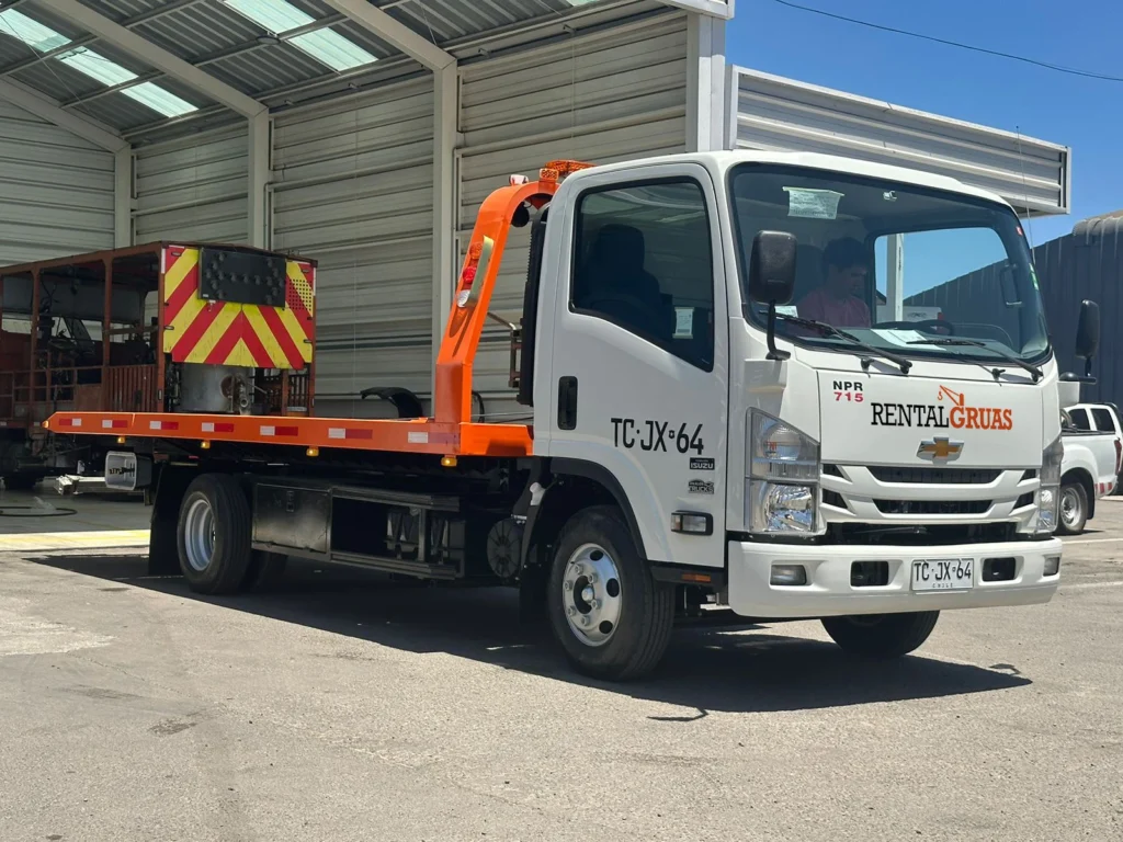 camión grúa de emergencia para asistencia en ruta